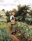 In the Garden by Daniel Ridgway Knight